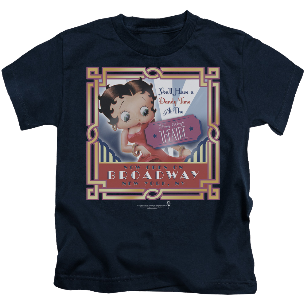 Betty Boop On Broadway - Kid's T-Shirt Kid's T-Shirt (Ages 4-7) Betty Boop