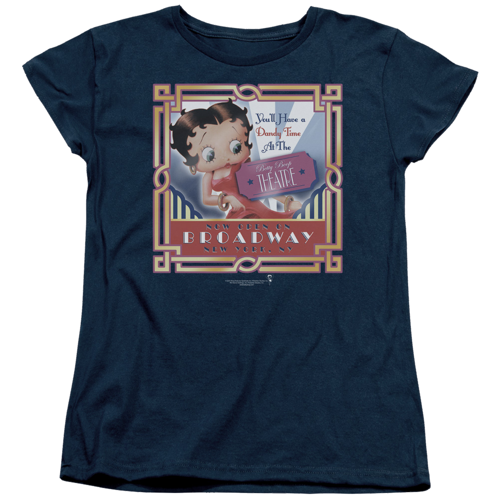Betty Boop On Broadway - Women's T-Shirt Women's T-Shirt Betty Boop