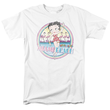 Betty Boop Miami Beach - Men's Regular Fit T-Shirt Men's Regular Fit T-Shirt Betty Boop