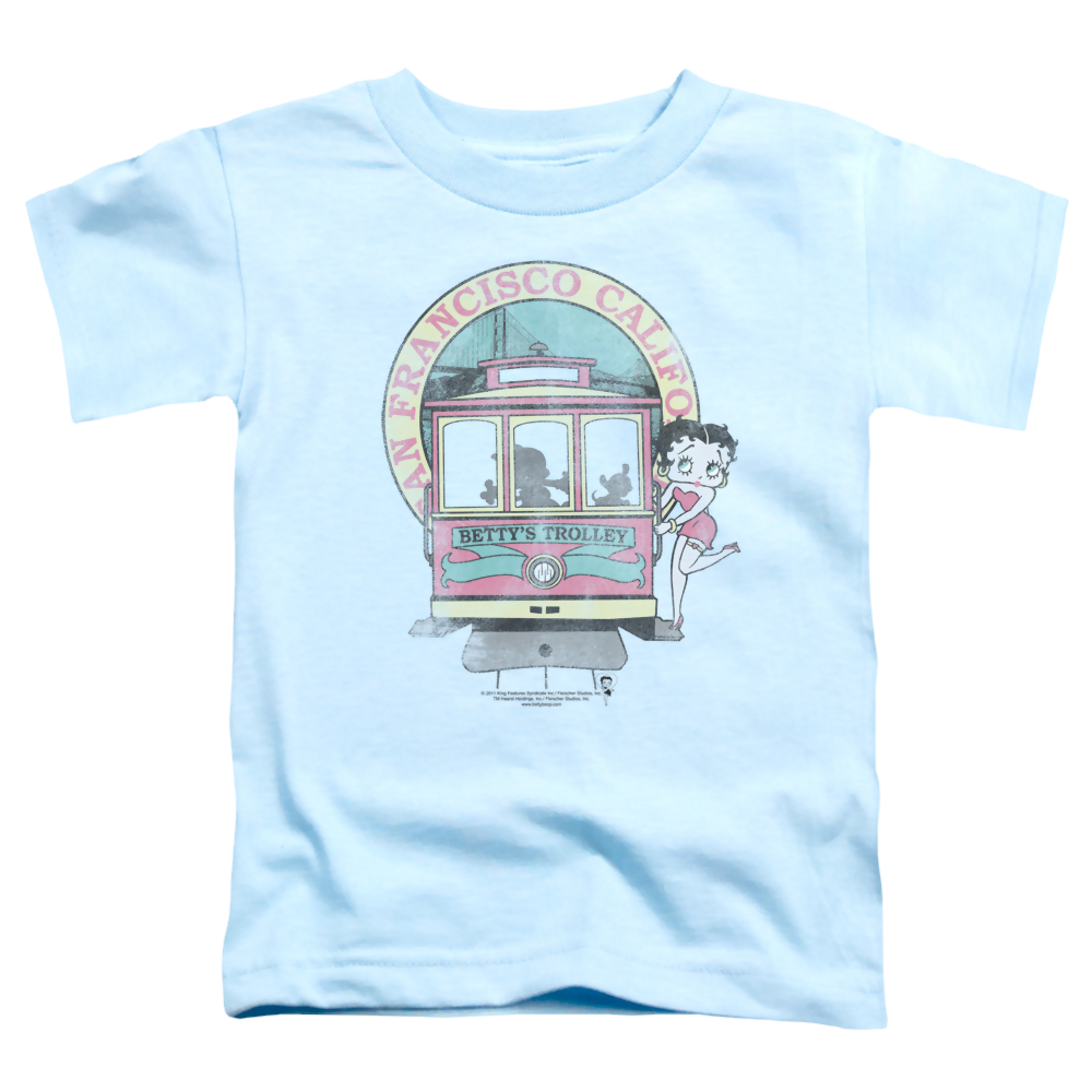 Betty Boop Bettys Trolley - Kid's T-Shirt Kid's T-Shirt (Ages 4-7) Betty Boop