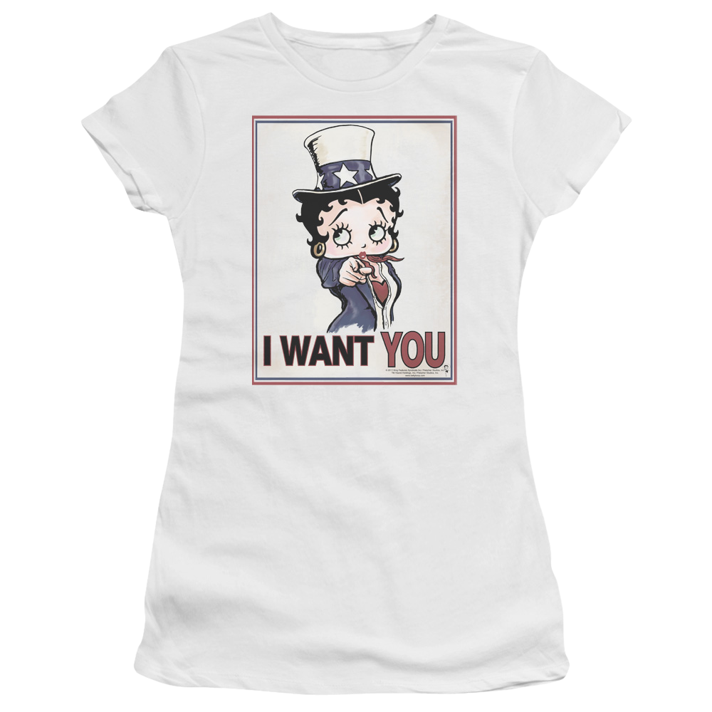 Betty Boop Auntie Boop - Juniors T-Shirt Juniors T-Shirt Betty Boop