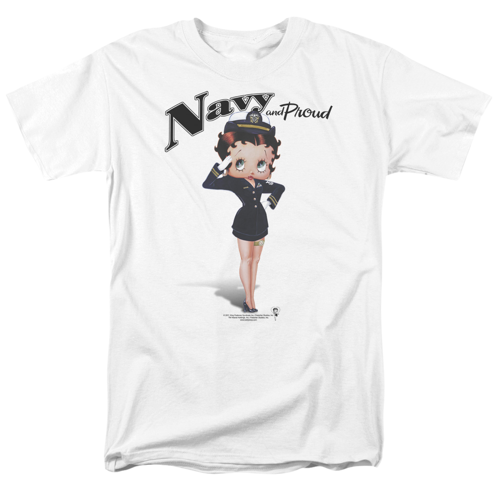 Betty Boop Navy Boop - Men's Regular Fit T-Shirt Men's Regular Fit T-Shirt Betty Boop