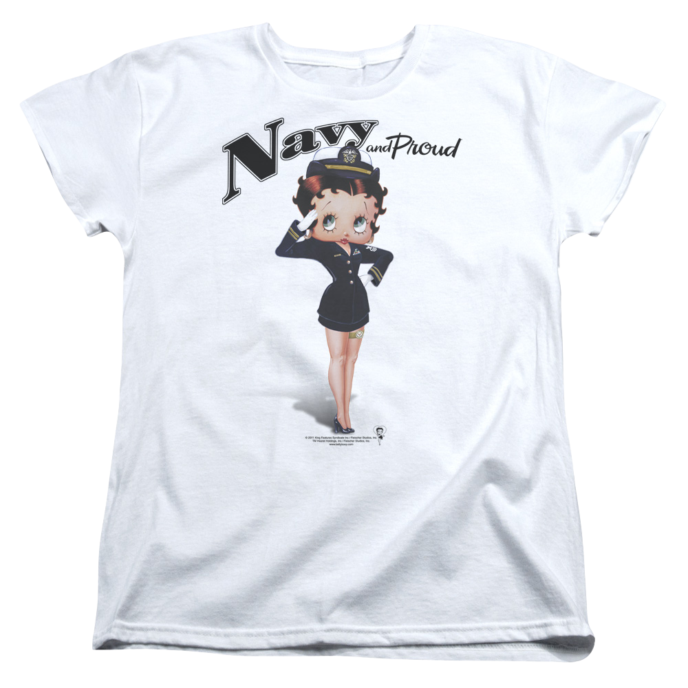 Betty Boop Navy Boop - Women's T-Shirt Women's T-Shirt Betty Boop
