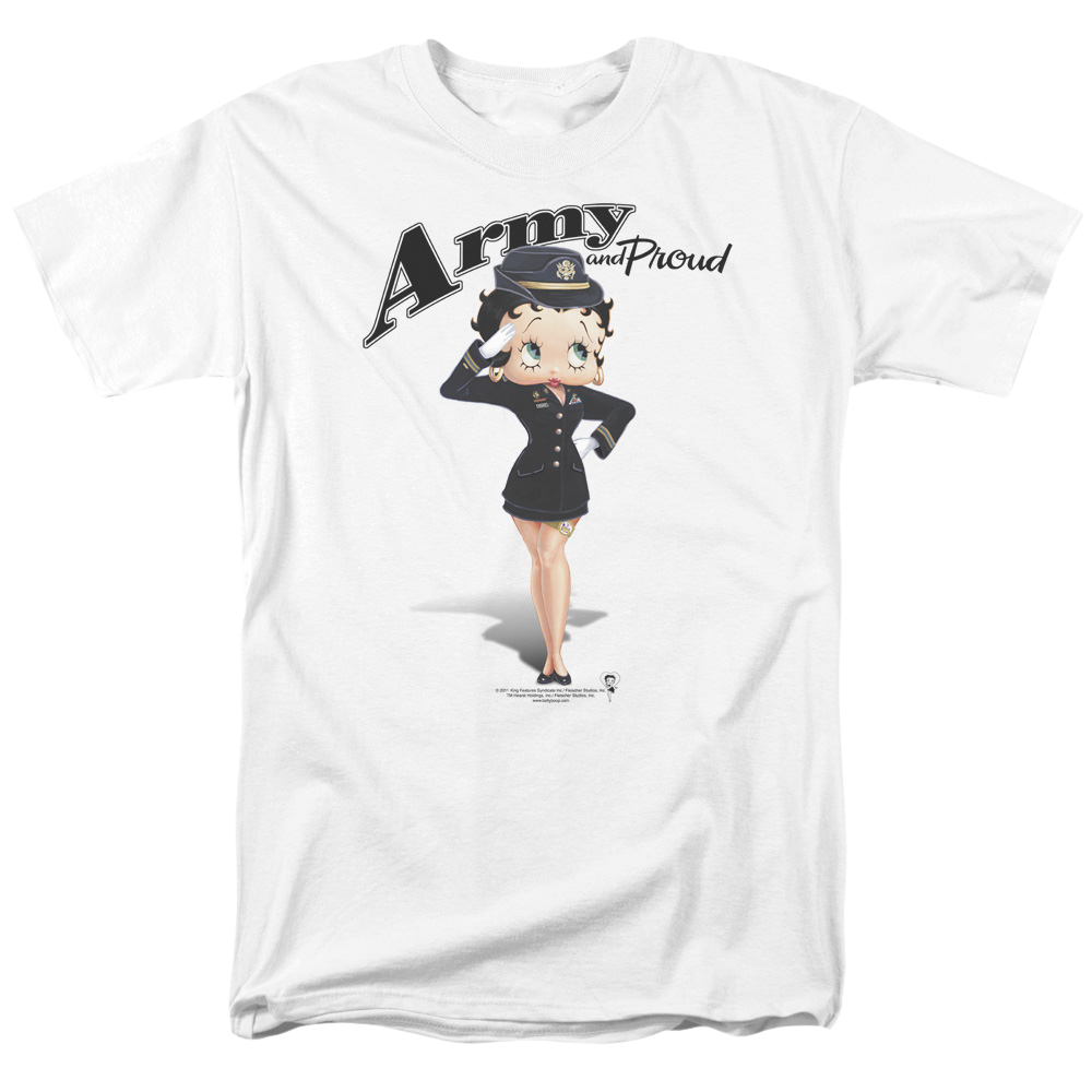 Betty Boop Army Boop - Men's Regular Fit T-Shirt Men's Regular Fit T-Shirt Betty Boop