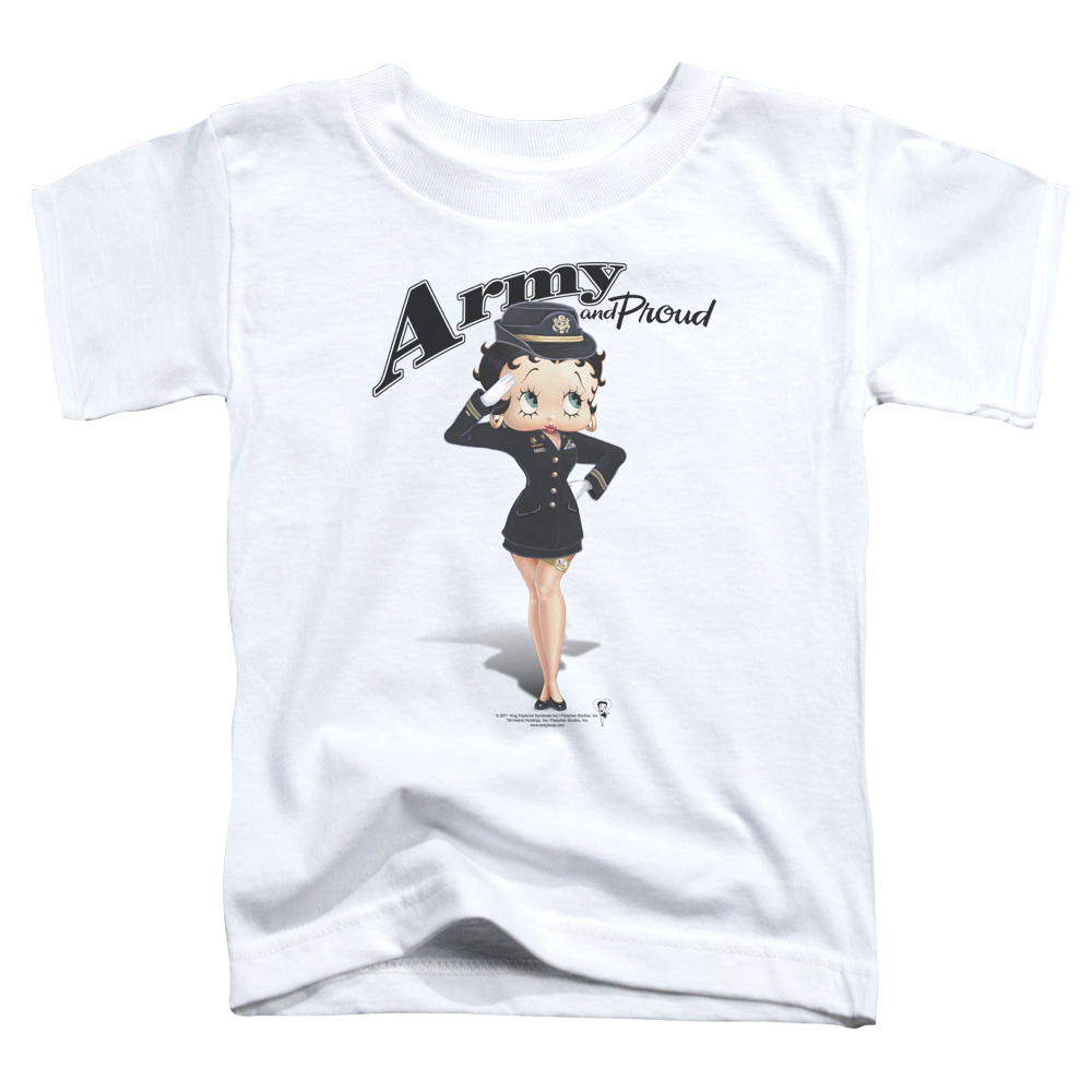 Betty Boop Army Boop - Kid's T-Shirt Kid's T-Shirt (Ages 4-7) Betty Boop