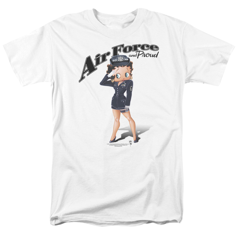 Betty Boop Air Force Boop - Men's Regular Fit T-Shirt Men's Regular Fit T-Shirt Betty Boop
