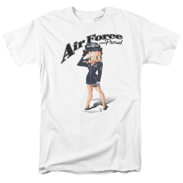 Betty Boop Air Force Boop - Men's Regular Fit T-Shirt Men's Regular Fit T-Shirt Betty Boop