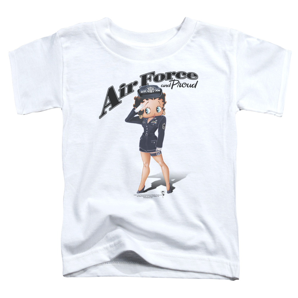 Betty Boop Air Force Boop - Kid's T-Shirt Kid's T-Shirt (Ages 4-7) Betty Boop