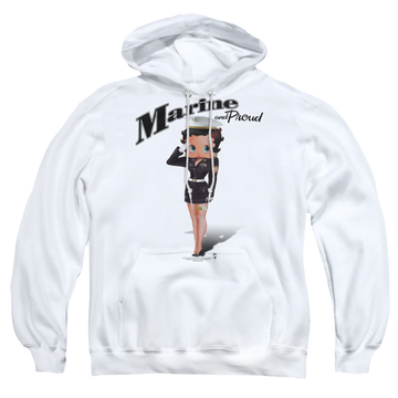 Betty Boop Marine Boop - Pullover Hoodie Pullover Hoodie Betty Boop