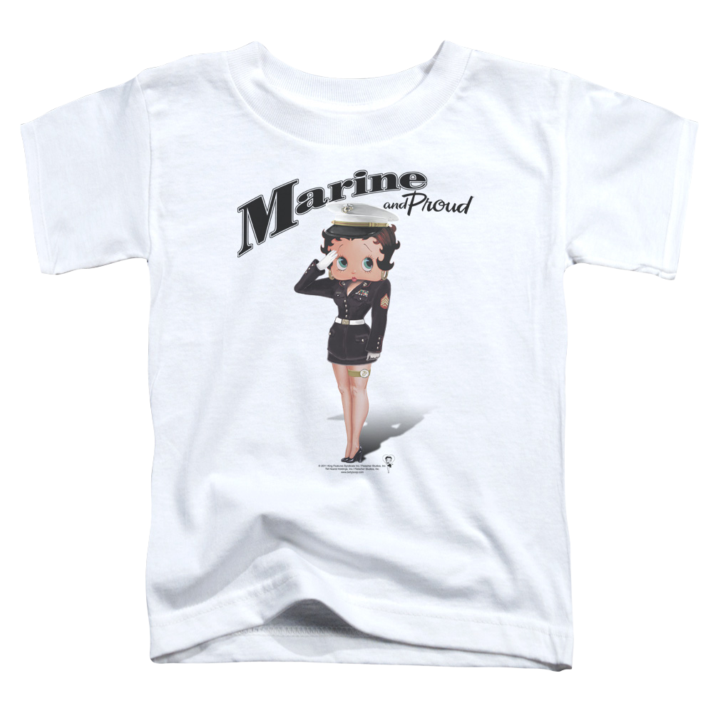 Betty Boop Marine Boop - Kid's T-Shirt Kid's T-Shirt (Ages 4-7) Betty Boop