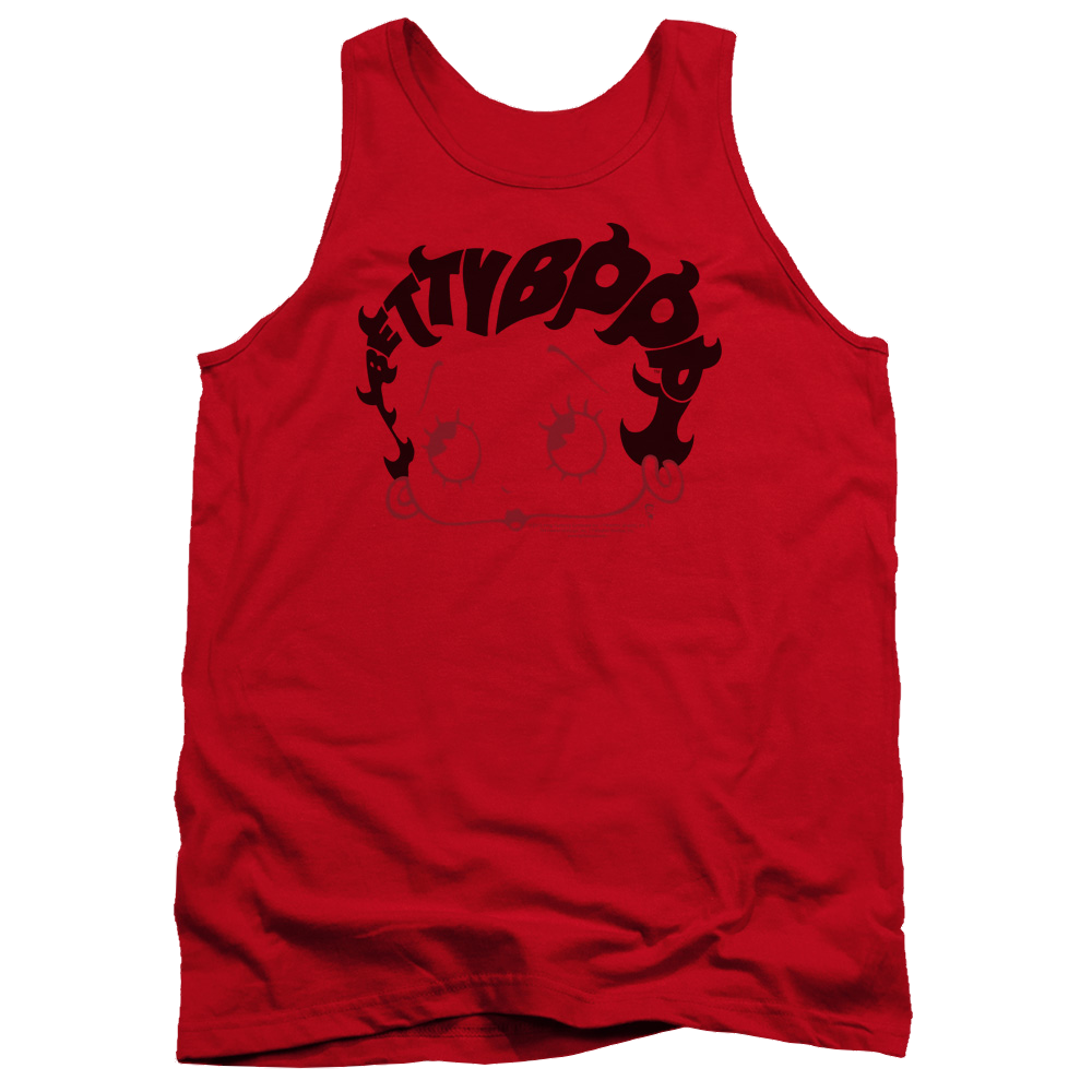 Betty Boop Word Hair Men's Tank Men's Tank Betty Boop