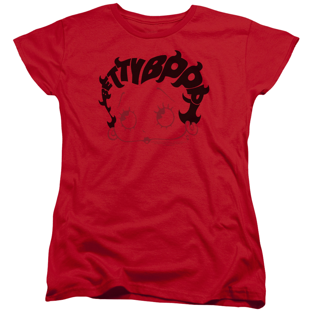 Betty Boop Word Hair - Women's T-Shirt Women's T-Shirt Betty Boop