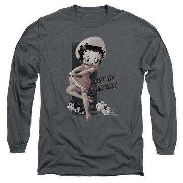Betty Boop Out Of Control - Men's Long Sleeve T-Shirt Men's Long Sleeve T-Shirt Betty Boop