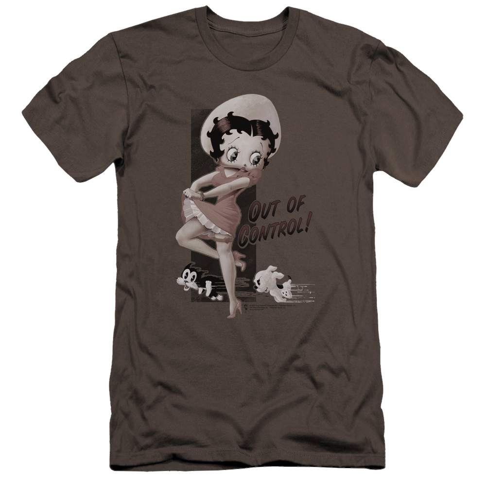Betty Boop Out Of Control - Men's Premium Slim Fit T-Shirt Men's Premium Slim Fit T-Shirt Betty Boop