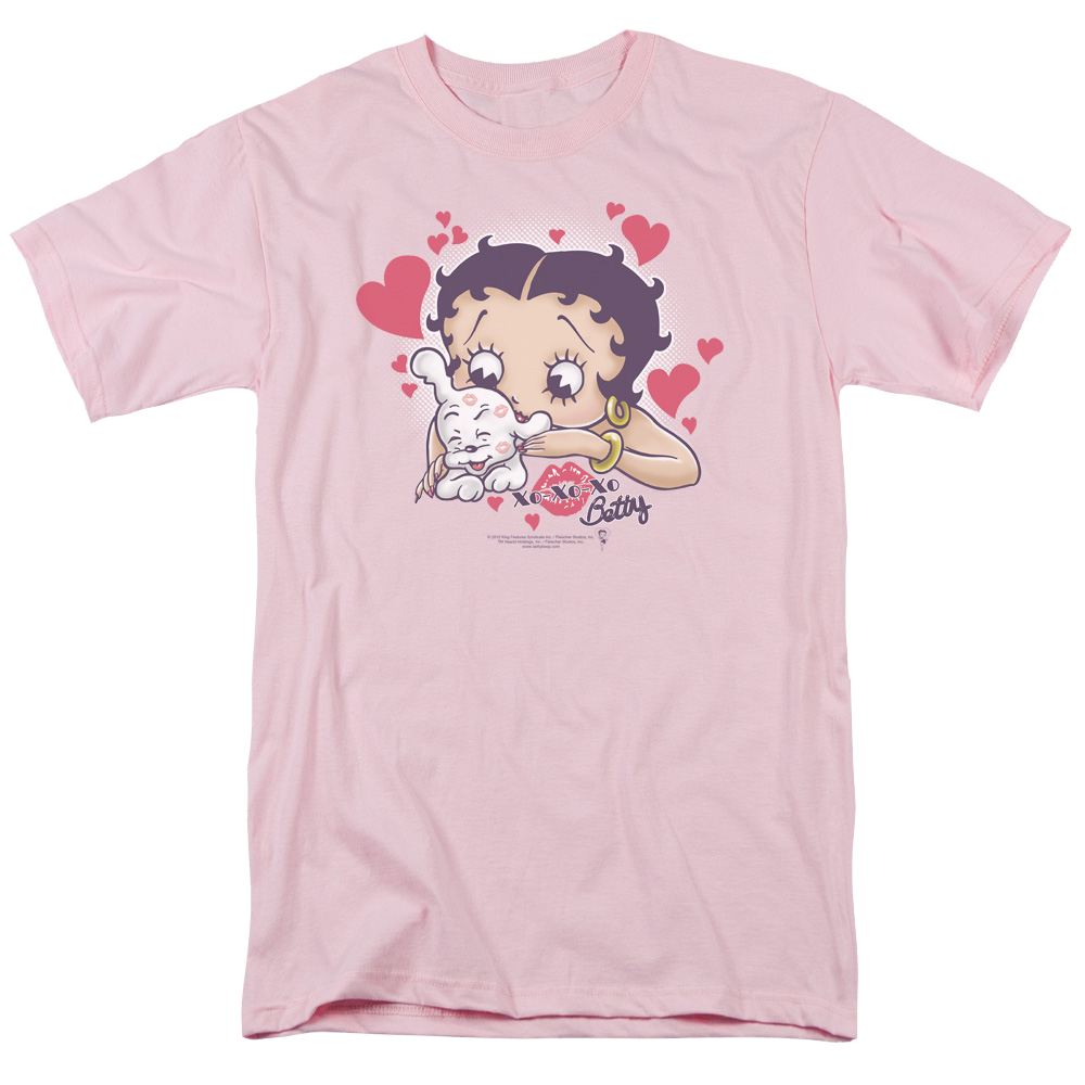 Betty Boop Puppy Love - Men's Regular Fit T-Shirt Men's Regular Fit T-Shirt Betty Boop