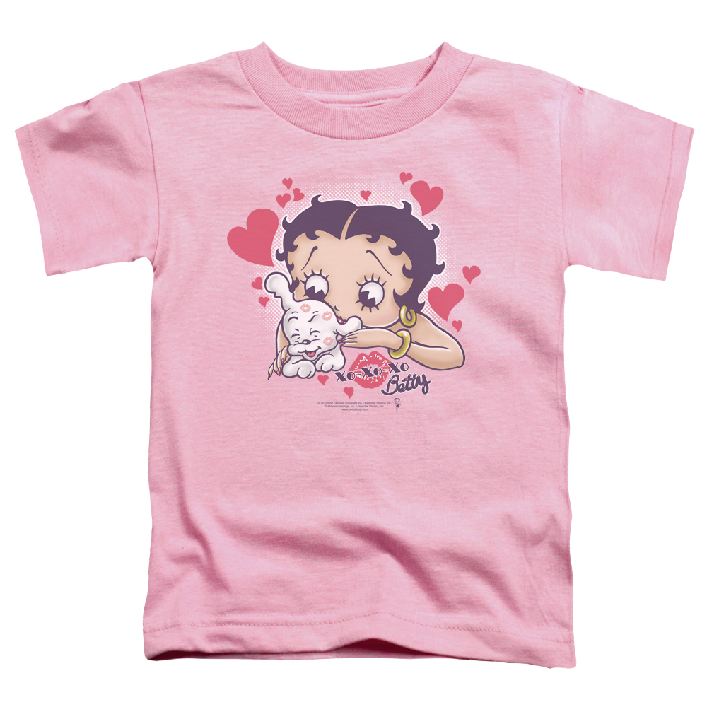Betty Boop Puppy Love - Toddler T-Shirt Toddler T-Shirt Betty Boop