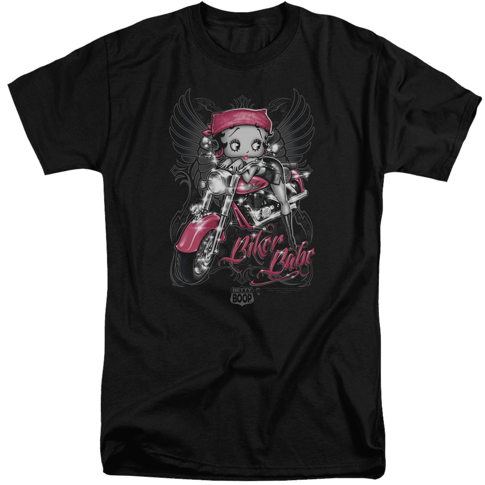 Betty Boop Biker Babe - Men's Tall Fit T-Shirt Men's Tall Fit T-Shirt Betty Boop