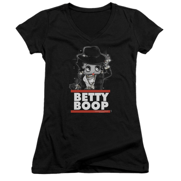 Betty Boop Bling Bling Boop - Juniors V-Neck T-Shirt Juniors V-Neck T-Shirt Betty Boop