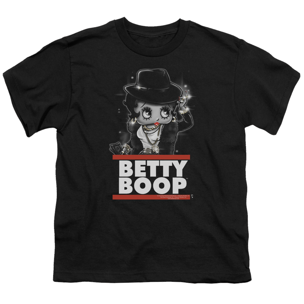 Betty Boop Bling Bling Boop - Youth T-Shirt Youth T-Shirt (Ages 8-12) Betty Boop