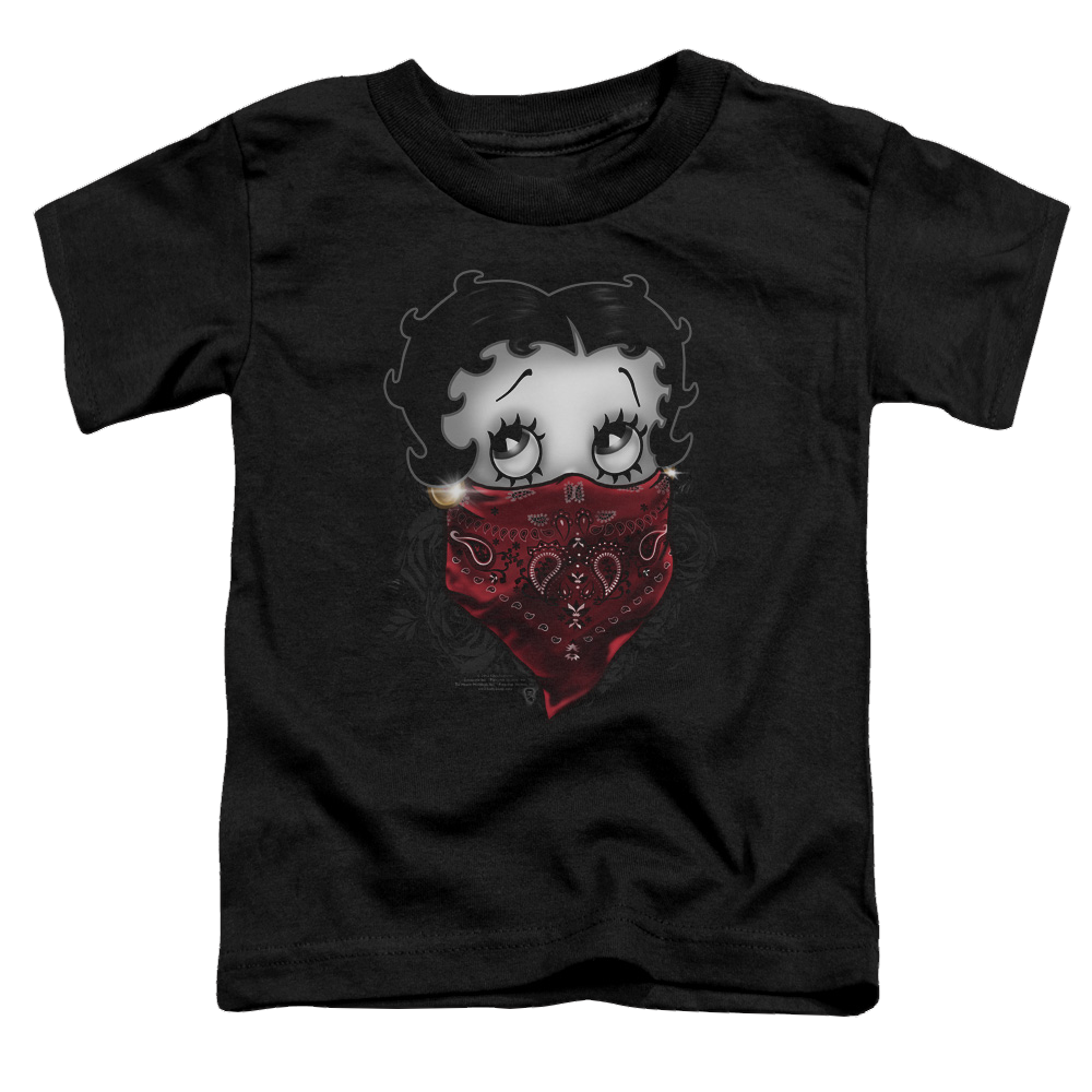 Betty Boop Bandana & Roses - Toddler T-Shirt Toddler T-Shirt Betty Boop