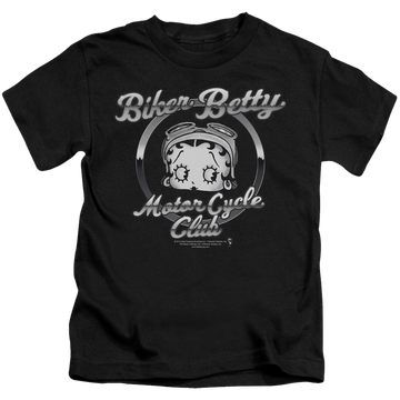 Betty Boop Chromed Logo - Kid's T-Shirt Kid's T-Shirt (Ages 4-7) Betty Boop