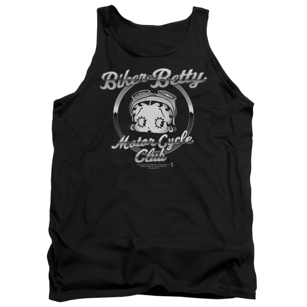 Betty Boop Chromed Logo - Men's Tank Top Men's Tank Betty Boop