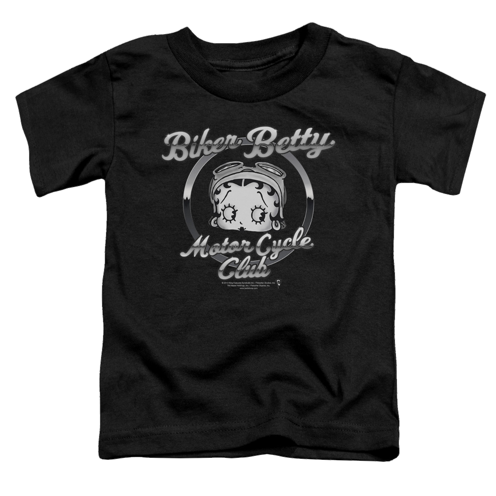 Betty Boop Chromed Logo - Toddler T-Shirt Toddler T-Shirt Betty Boop