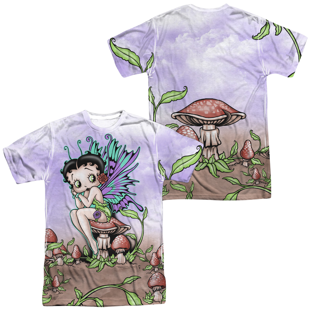 Betty Boop Fairy (Front/Back Print) - Men's All-Over Print T-Shirt Men's All-Over Print T-Shirt Betty Boop