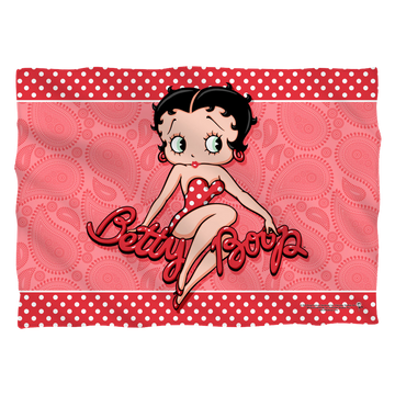 Betty Boop Paisley & Polka Dots pillow case