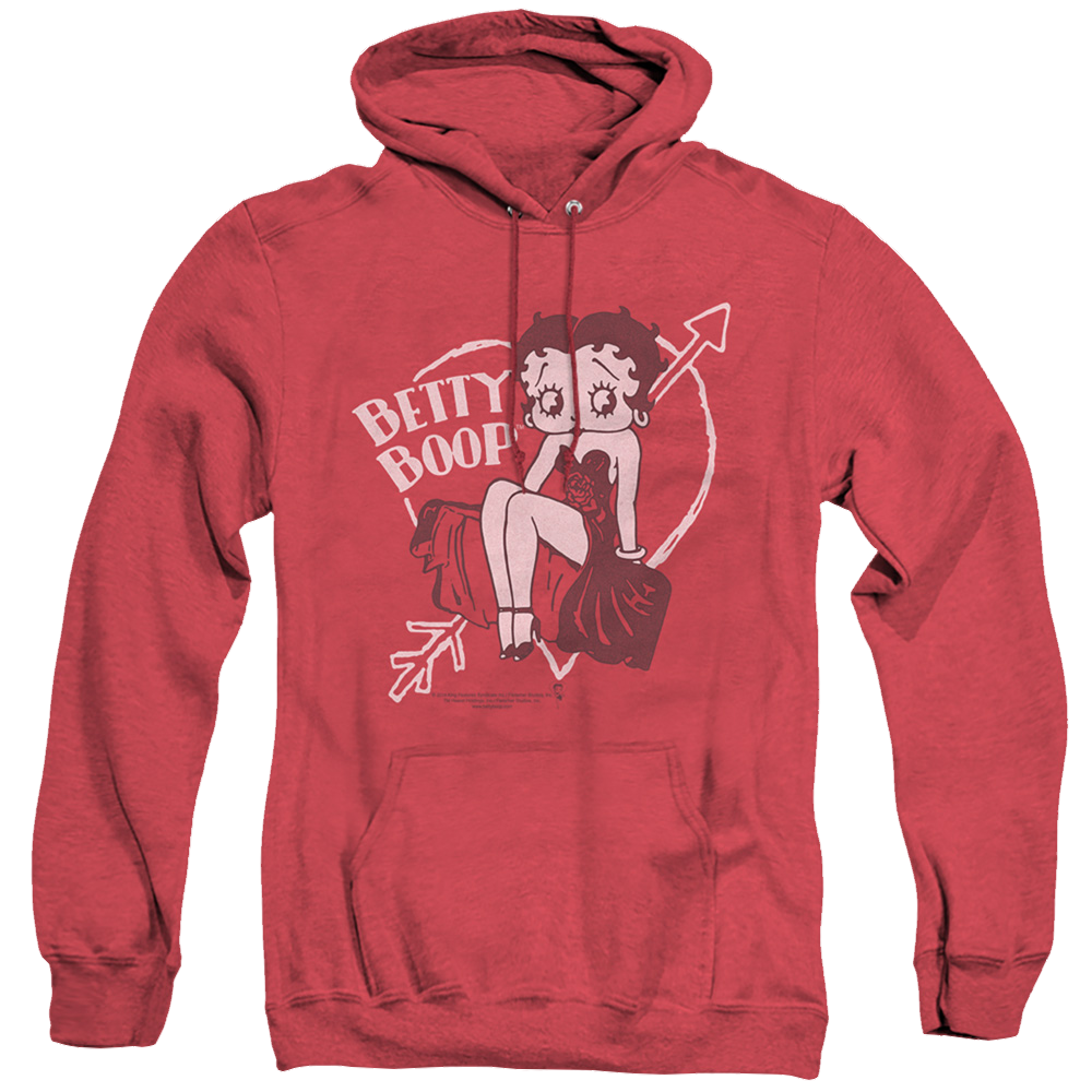 Betty Boop Lover Girl - Heather Pullover Hoodie Heather Pullover Hoodie Betty Boop