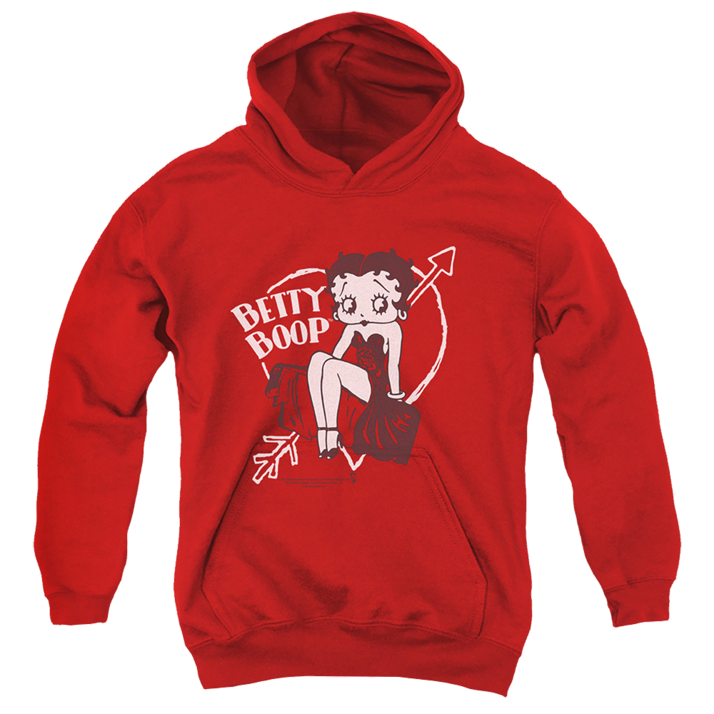 Betty Boop Lover Girl - Youth Hoodie Youth Hoodie (Ages 8-12) Betty Boop
