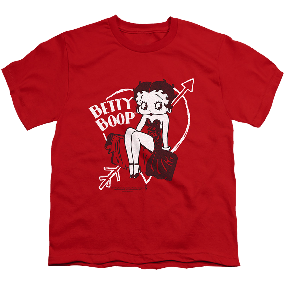 Betty Boop Lover Girl - Youth T-Shirt Youth T-Shirt (Ages 8-12) Betty Boop
