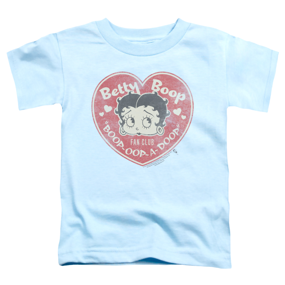 Betty Boop Fan Club Heart - Kid's T-Shirt Kid's T-Shirt (Ages 4-7) Betty Boop