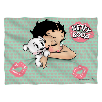Betty Boop Goodnight Kiss pillow case