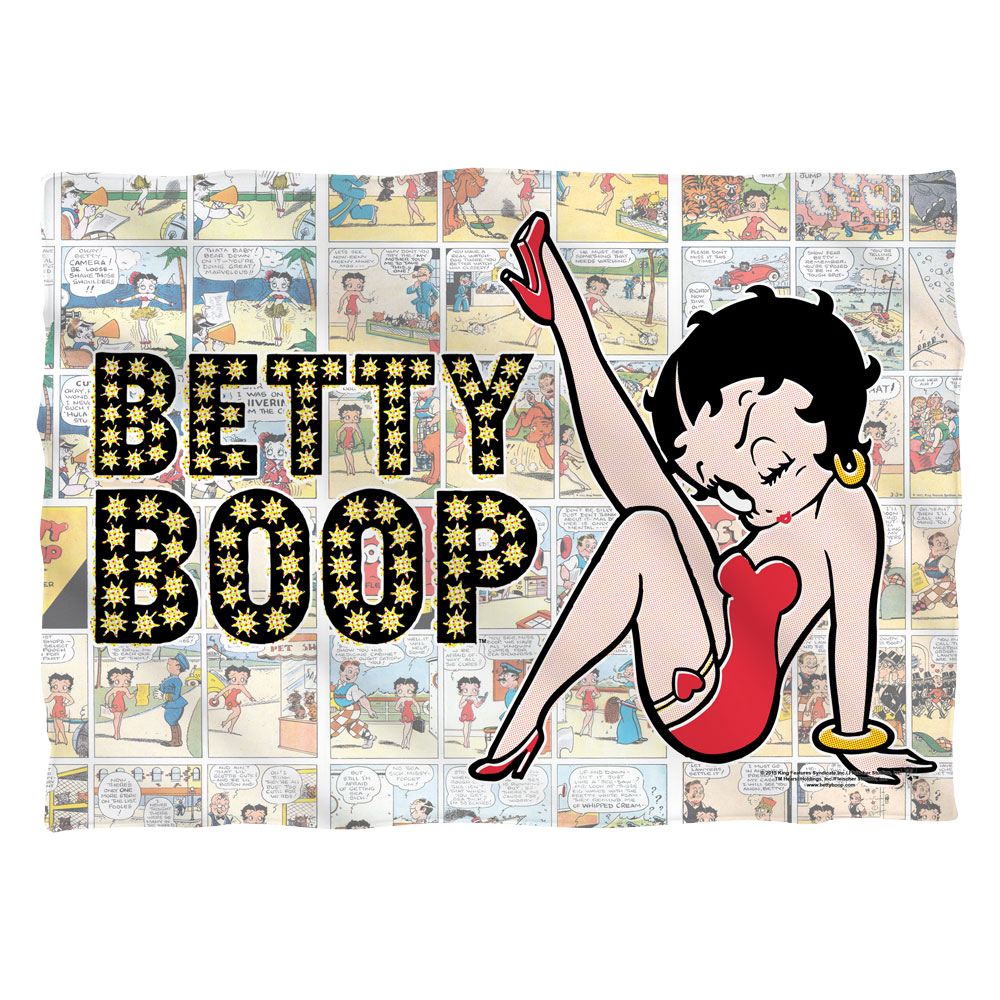 Betty Boop Vintage Strips - Pillow Case Pillow Cases Betty Boop