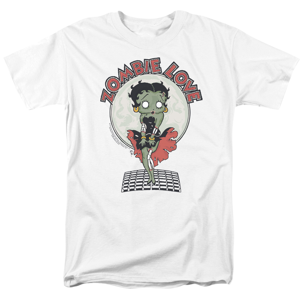 Betty Boop Breezy Zombie Love - Men's Regular Fit T-Shirt Men's Regular Fit T-Shirt Betty Boop