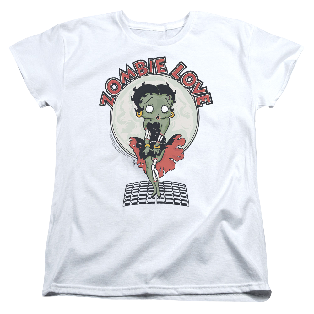 Betty Boop Breezy Zombie Love - Women's T-Shirt Women's T-Shirt Betty Boop