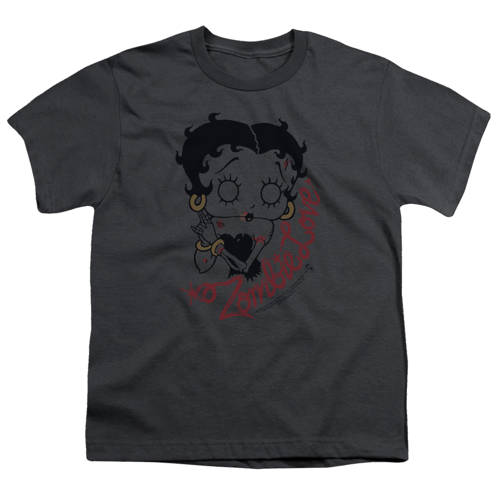 Betty Boop Classic Zombie - Youth T-Shirt Youth T-Shirt (Ages 8-12) Betty Boop