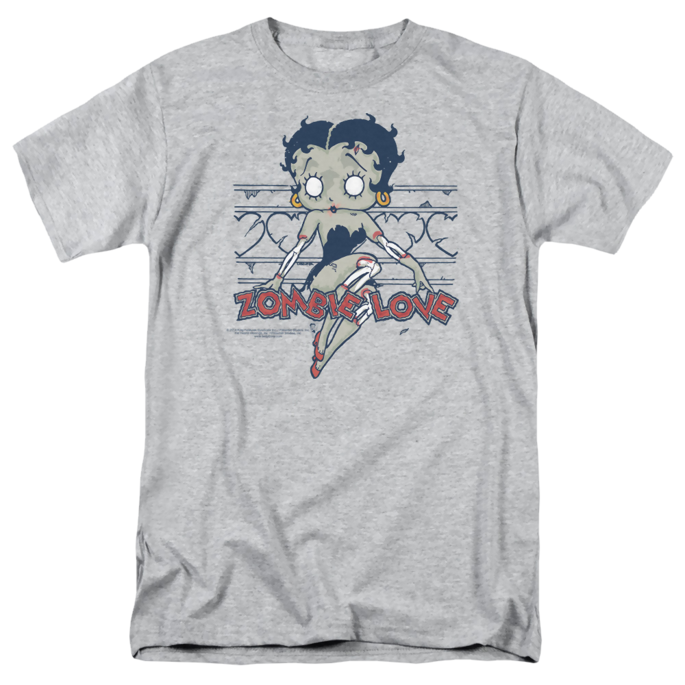 Betty Boop Zombie Pinup - Men's Regular Fit T-Shirt Men's Regular Fit T-Shirt Betty Boop