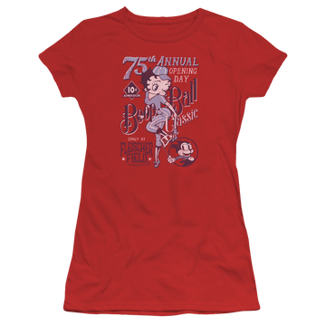 Betty Boop Boop Ball - Juniors T-Shirt Juniors T-Shirt Betty Boop