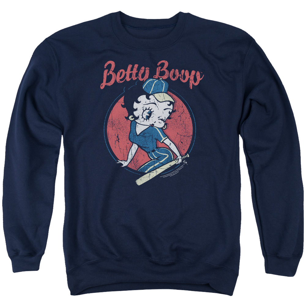 Betty Boop Team Boop - Men's Crewneck Sweatshirt Men's Crewneck Sweatshirt Betty Boop