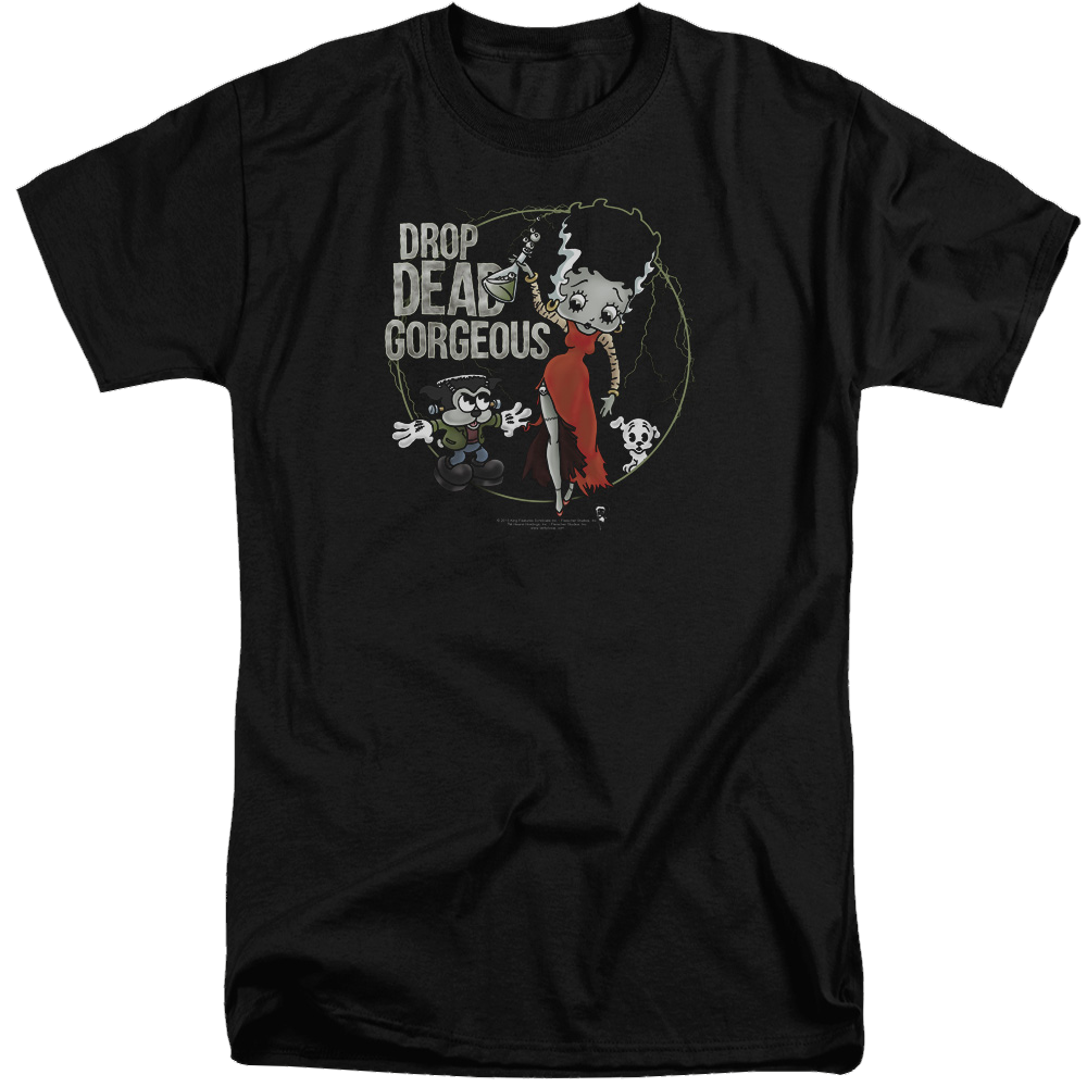 Betty Boop Drop Dead Gorgeous - Men's Tall Fit T-Shirt Men's Tall Fit T-Shirt Betty Boop