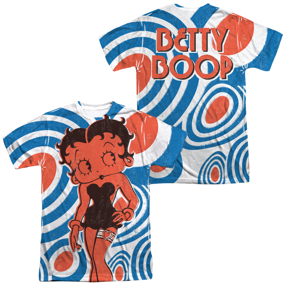 Betty Boop Mod Rings (Front/Back Print) - Men's All-Over Print T-Shirt Men's All-Over Print T-Shirt Betty Boop