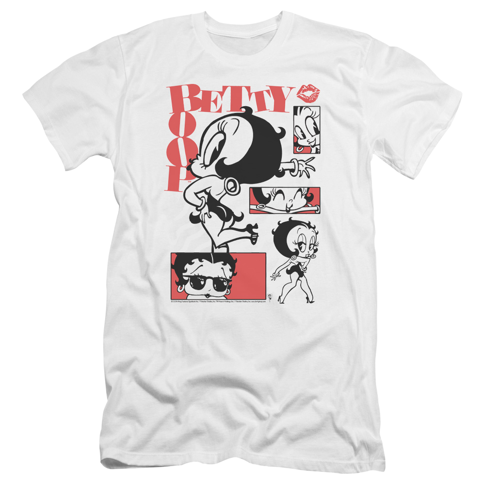 Betty Boop Stylin Snaps - Men's Premium Slim Fit T-Shirt Men's Premium Slim Fit T-Shirt Betty Boop