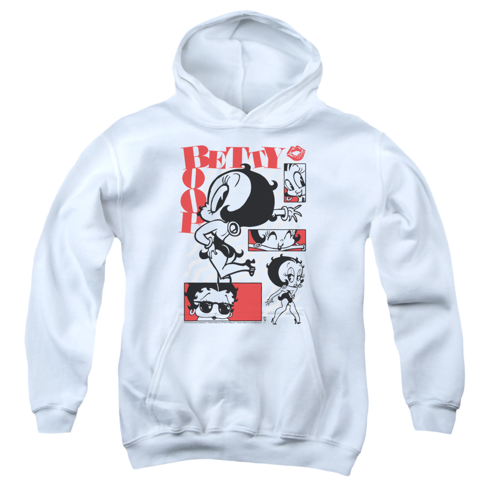 Betty Boop Stylin Snaps - Youth Hoodie Youth Hoodie (Ages 8-12) Betty Boop