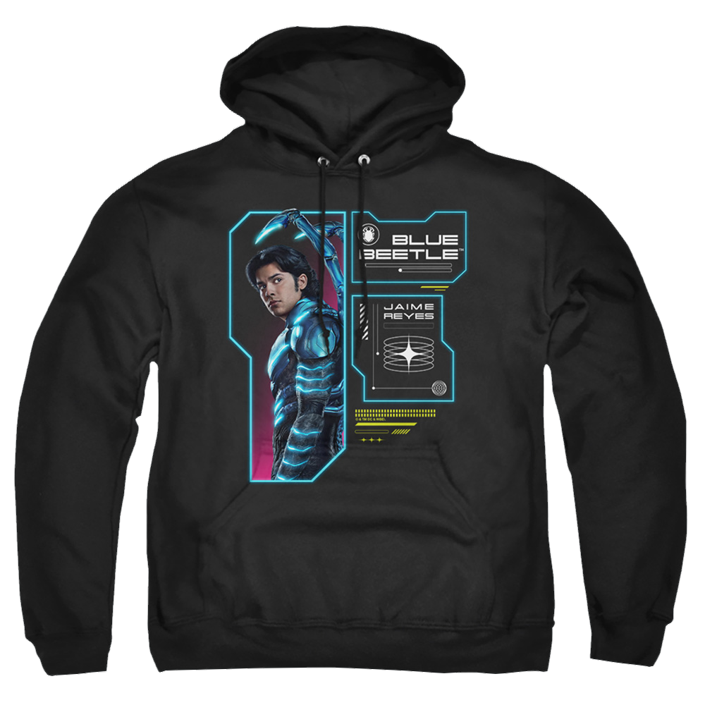 BLUE BEETLE (2023) Data Read Out - Pullover Hoodie Pullover Hoodie BLUE BEETLE (2023)
