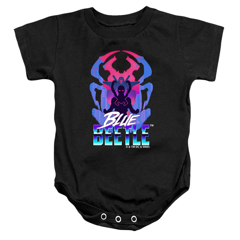 BLUE BEETLE (2023) Silhouette - Baby Bodysuit Baby Bodysuit BLUE BEETLE (2023)