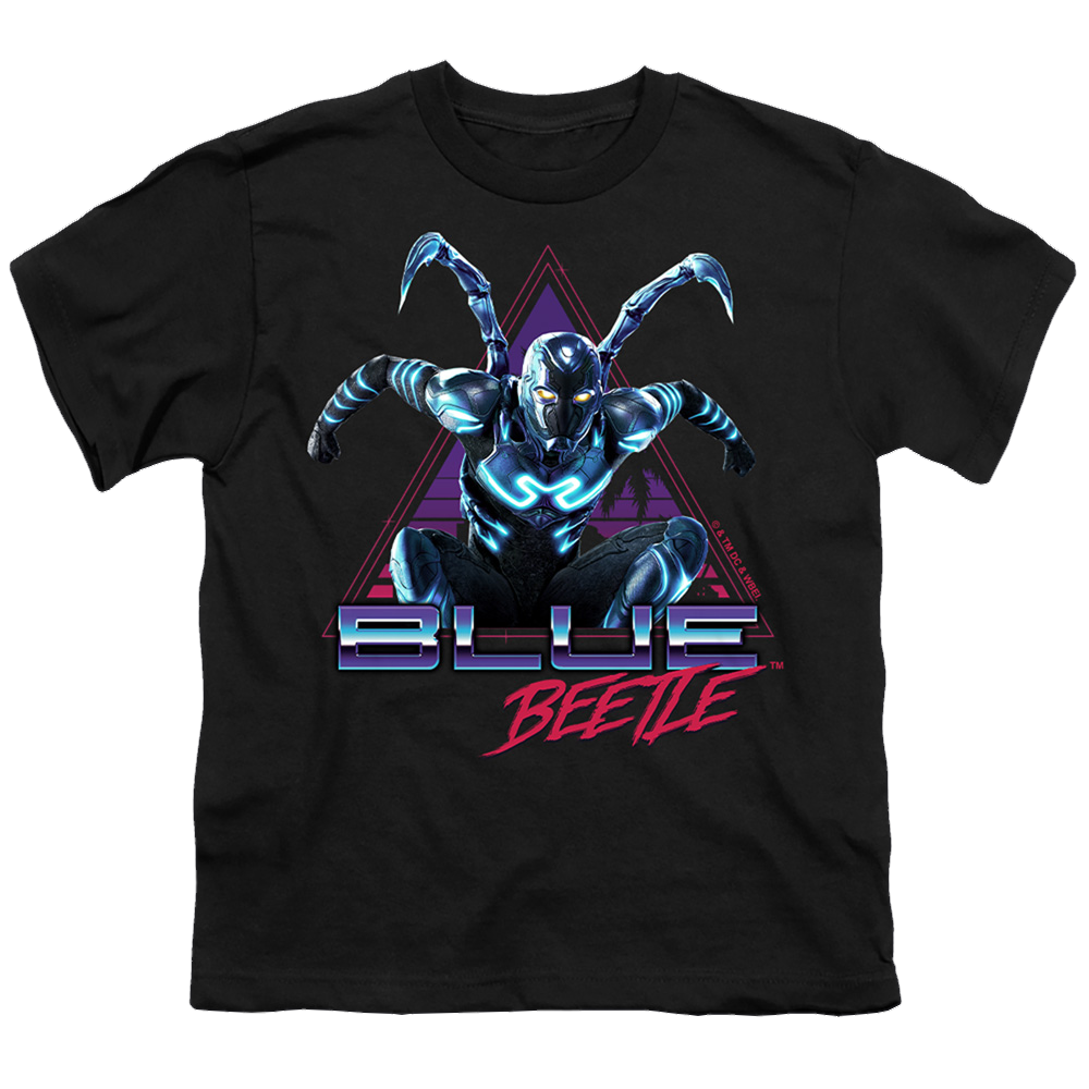BLUE BEETLE (2023) Leaping Triangle - Youth T-Shirt Youth T-Shirt (Ages 8-12) BLUE BEETLE (2023)