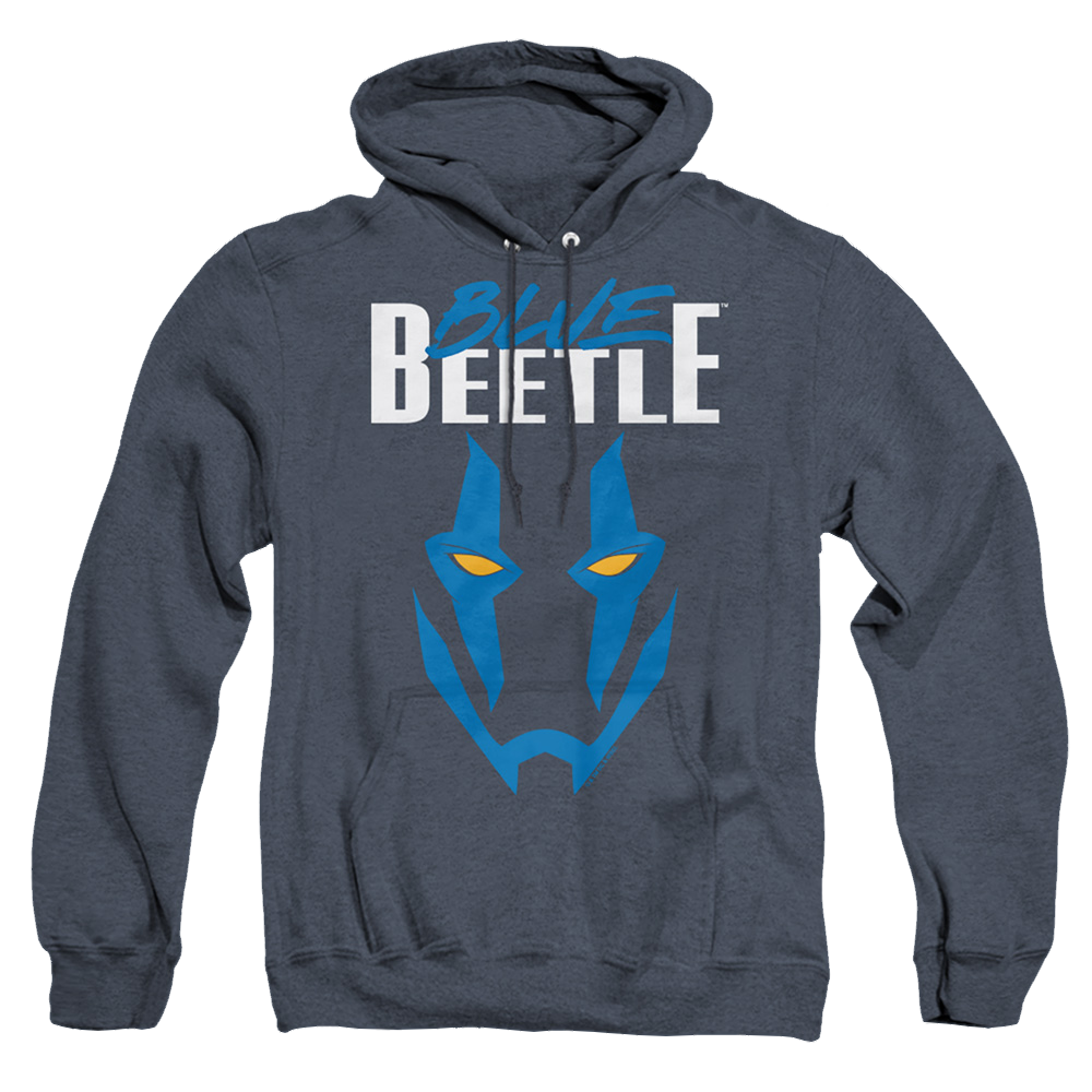 BLUE BEETLE (2023) Mask - Heather Pullover Hoodie Heather Pullover Hoodie BLUE BEETLE (2023)