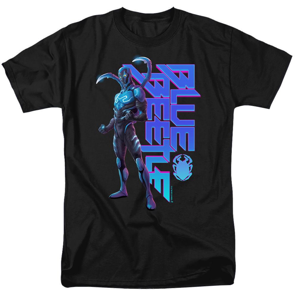 BLUE BEETLE (2023) Standing - Men's Regular Fit T-Shirt Men's Regular Fit T-Shirt BLUE BEETLE (2023)